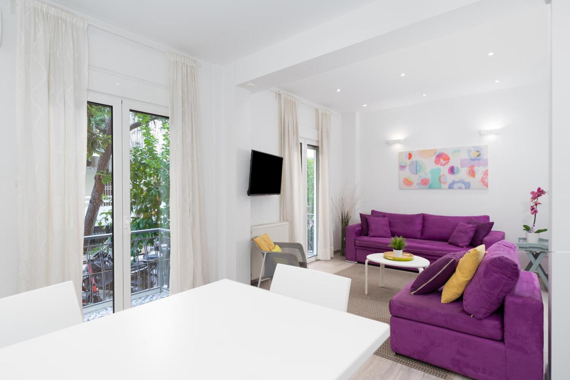 Spacious Modern Apartment In Athens Near Metro Exteriör bild