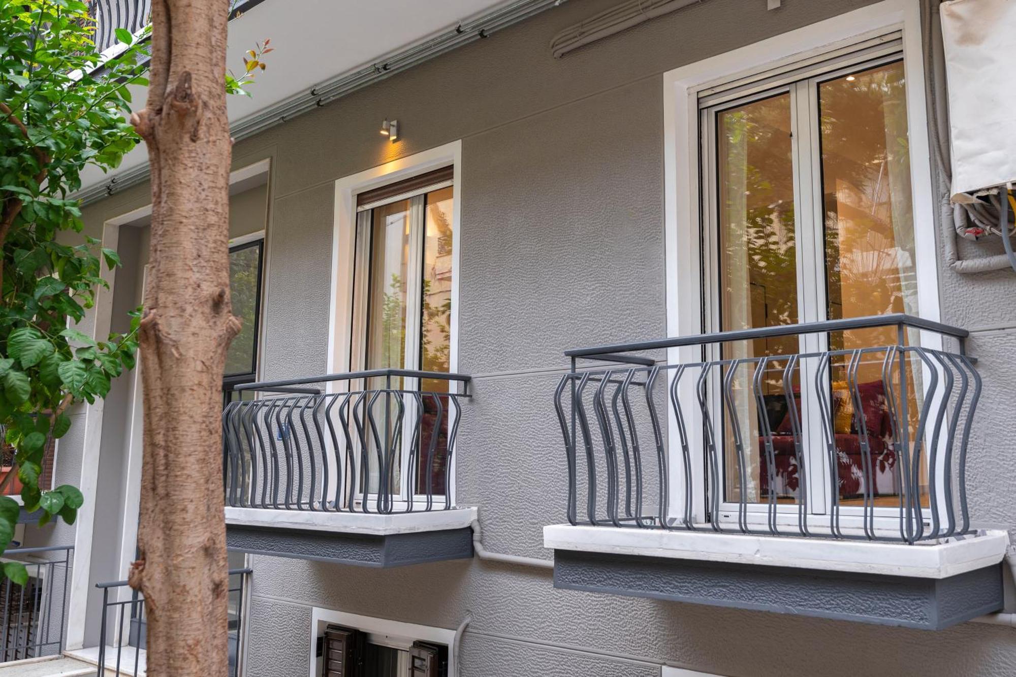 Spacious Modern Apartment In Athens Near Metro Exteriör bild