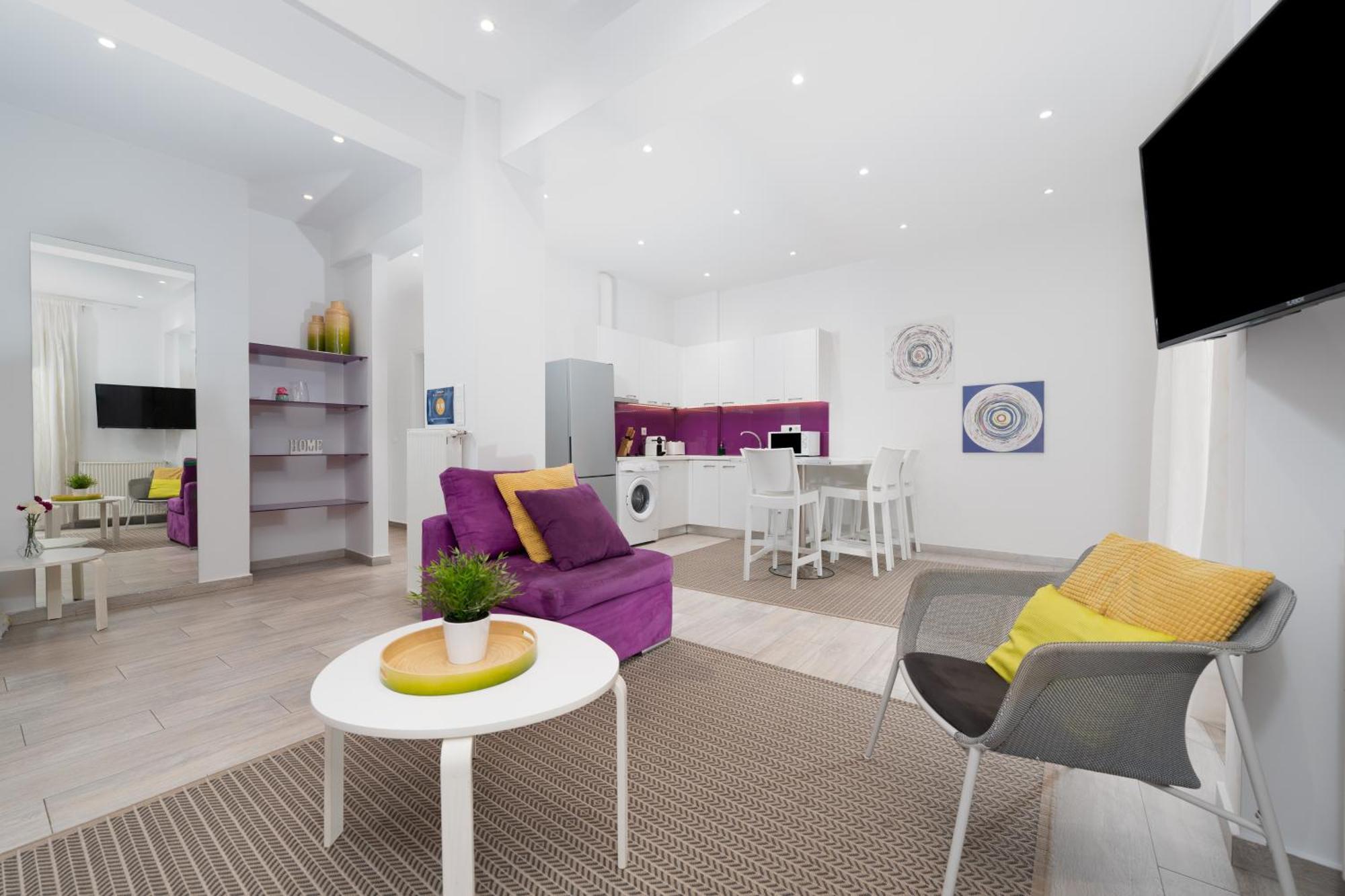 Spacious Modern Apartment In Athens Near Metro Exteriör bild